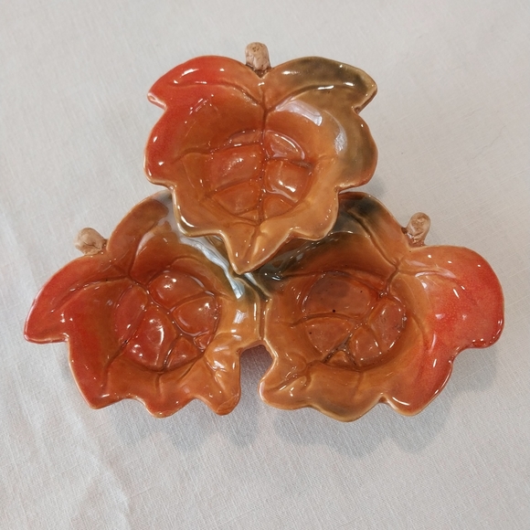 tii Collections Other - Vintage MCM tii Collections ceramic 2 tier three leaf tea light candle holder